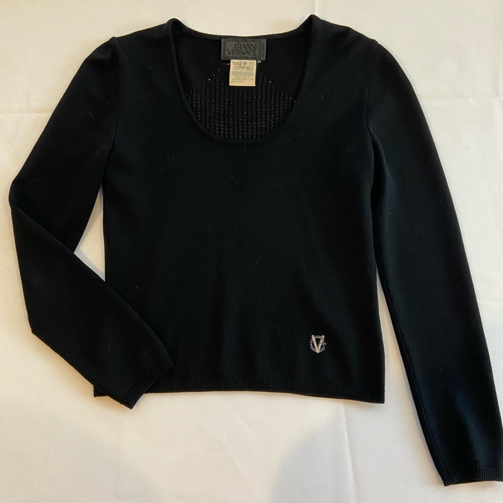 Versace Cropped Sweater